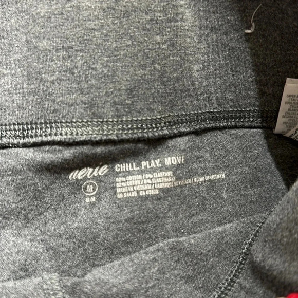 Aerie Chill Play Move Gray Leggings Size Medium - Picture 7 of 9